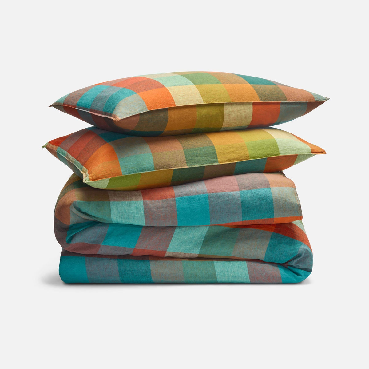 Washed European Linen Duvet Set F1