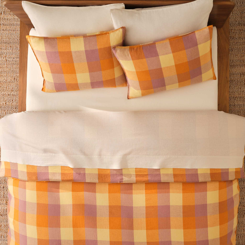 Washed European Linen Duvet Set F1