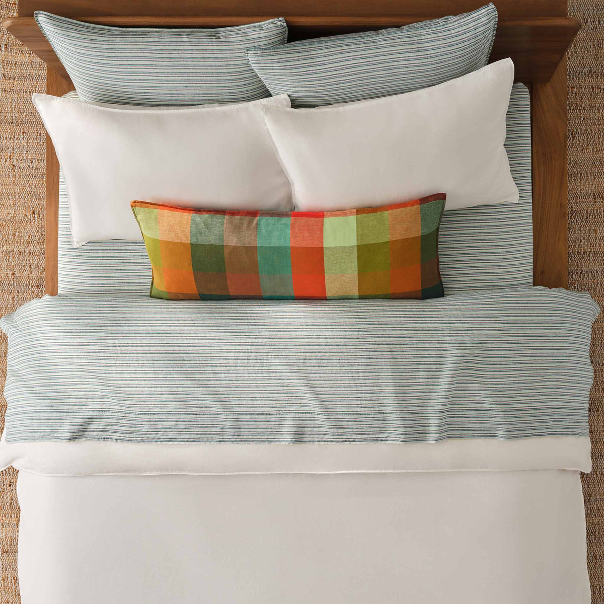 Washed European Linen Core Sheet Set L4